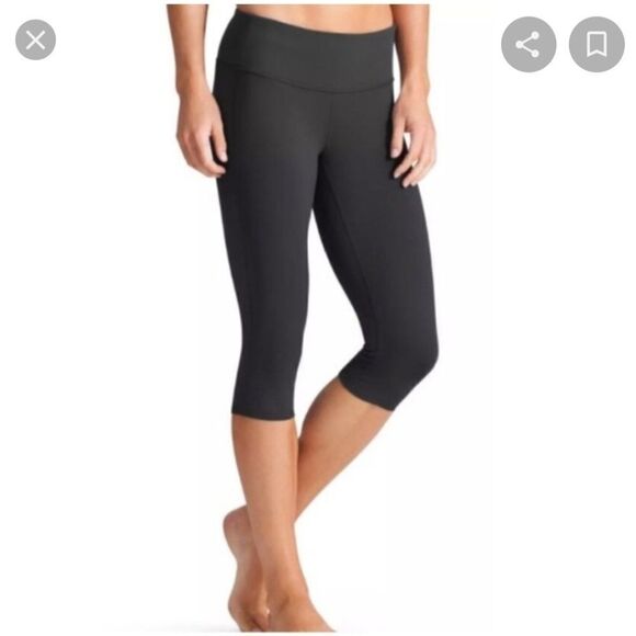 Athleta Chaturanga Knicker Yoga Legging Capri Crop - Picture 2 of 7
